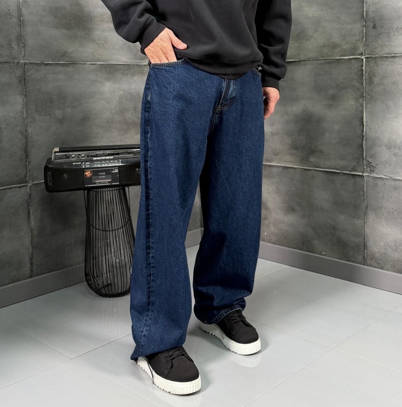 Мъжки дънки Wide Denim Deep Indigo