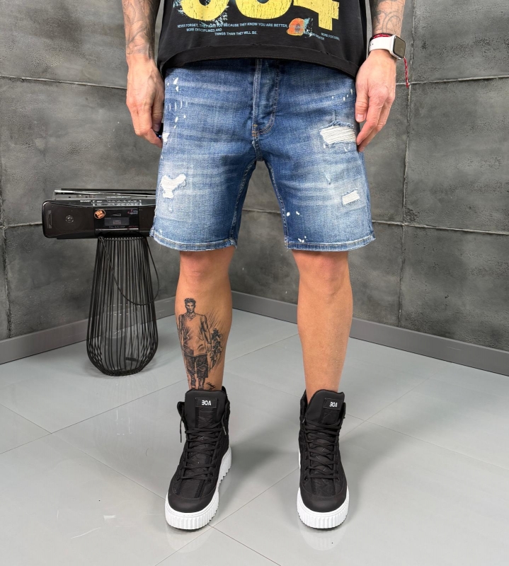 Мъжки къси дънки RIVERA DENIM