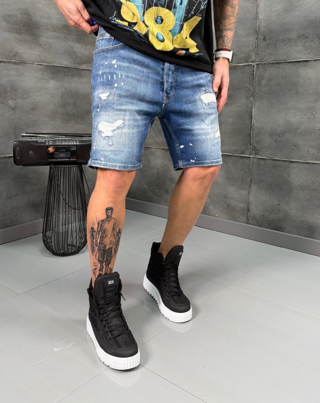 Мъжки къси дънки RIVERA DENIM