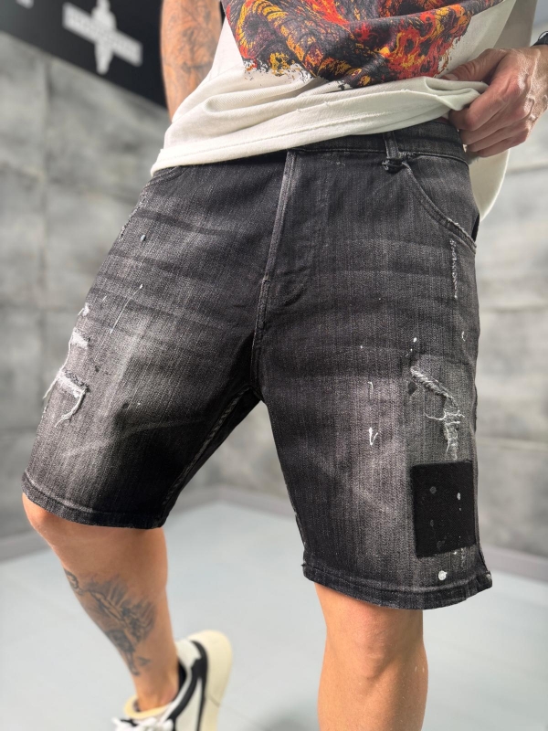 Мъжки къси дънки SHADOW PATCH