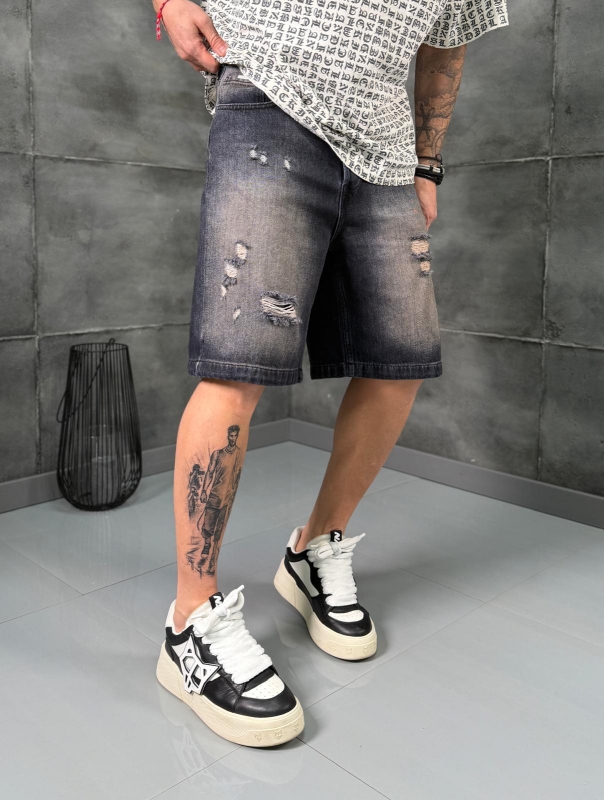 Мъжки къси дънки SMOKE RIFT DENIM