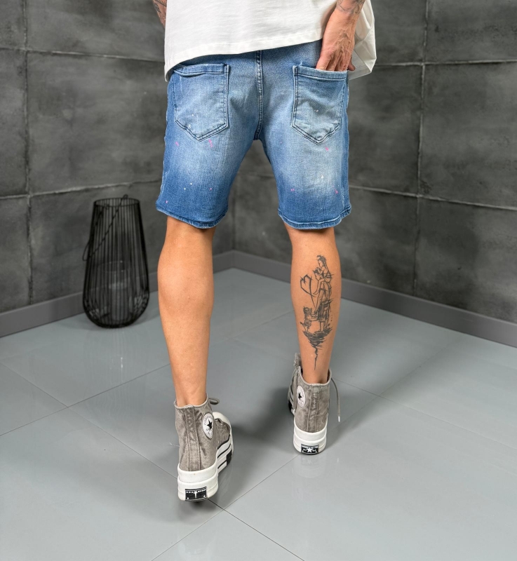 Мъжки къси дънки SPLASH DENIM II