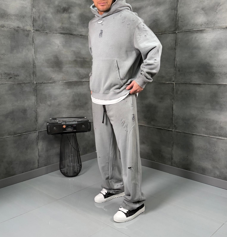 Мъжки комплект Distressed Set – Grey Edition