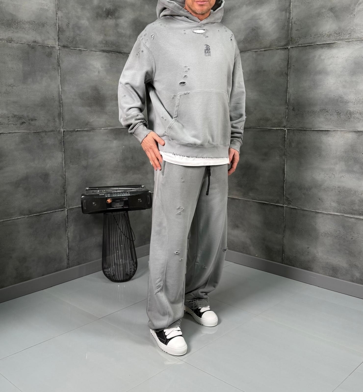 Мъжки комплект Distressed Set – Grey Edition