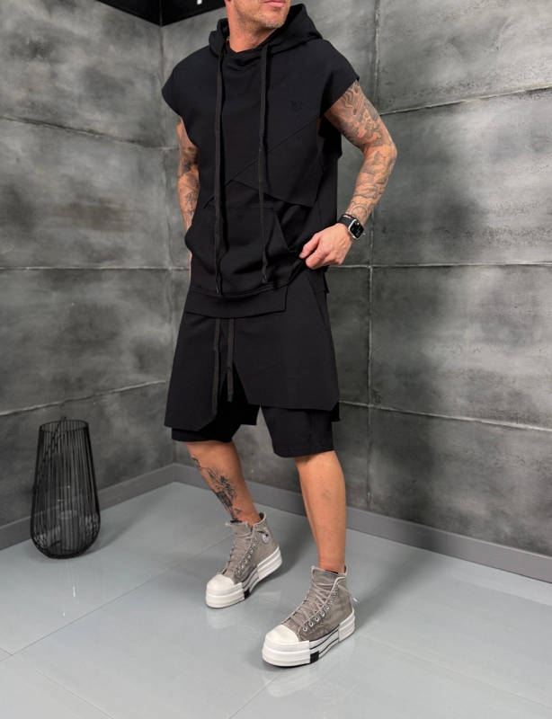 Мъжки комплект DRAPE 01 – BLACK SET MOVOMO