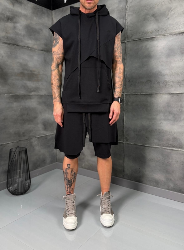 Мъжки комплект DRAPE 01 – BLACK SET MOVOMO