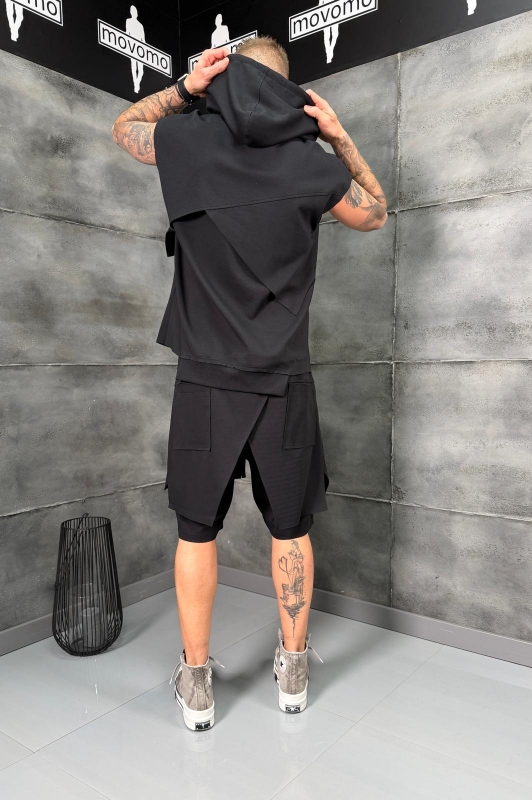 Мъжки комплект DRAPE 01 – BLACK SET MOVOMO