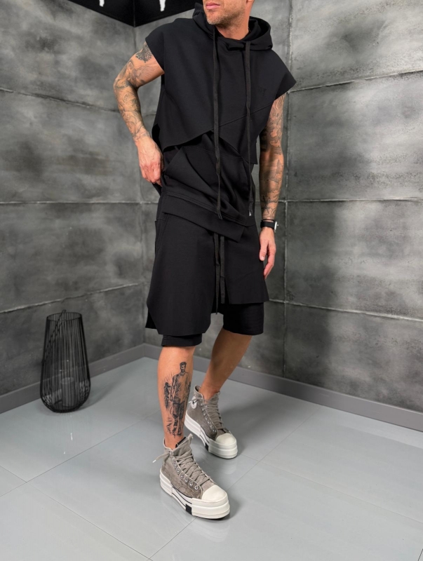 Мъжки комплект DRAPE 01 – BLACK SET MOVOMO