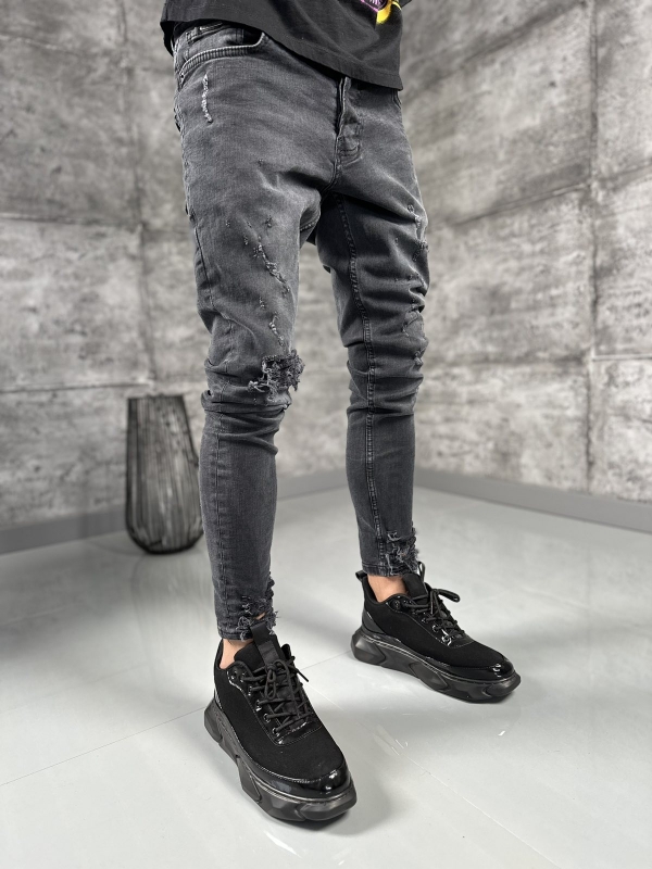 Мъжки накъсани дънки Skinny  fit