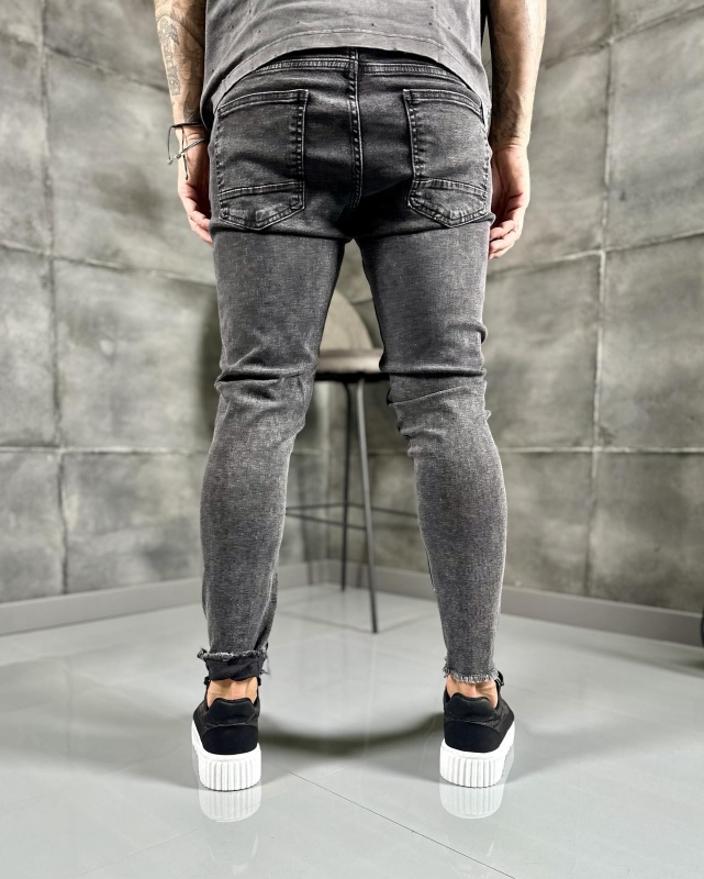 Мъжки накъсани дънки Skinny  fit