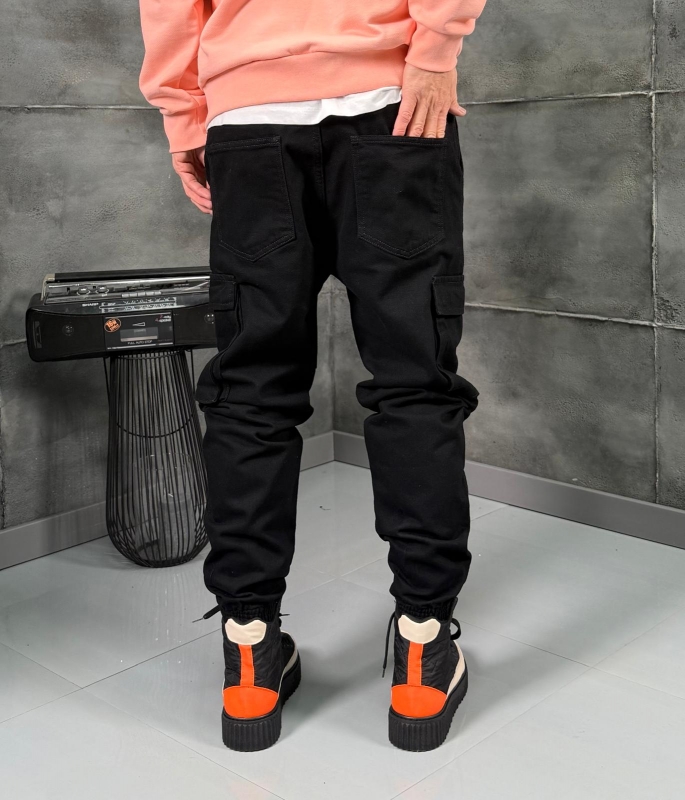 Мъжки панталон Cargo Pants Black Unit