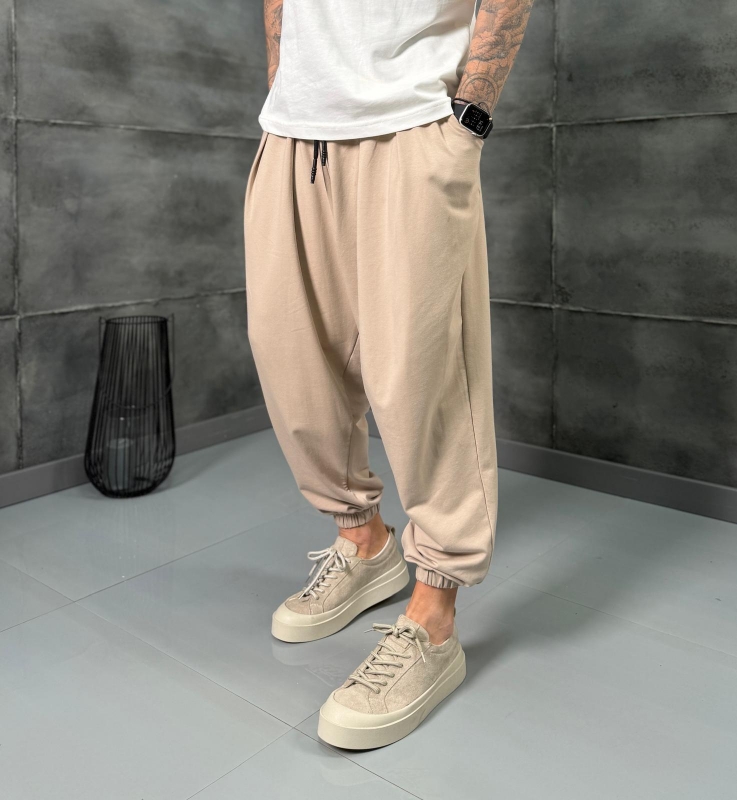 Мъжки панталон DROP FLOW BEIGE