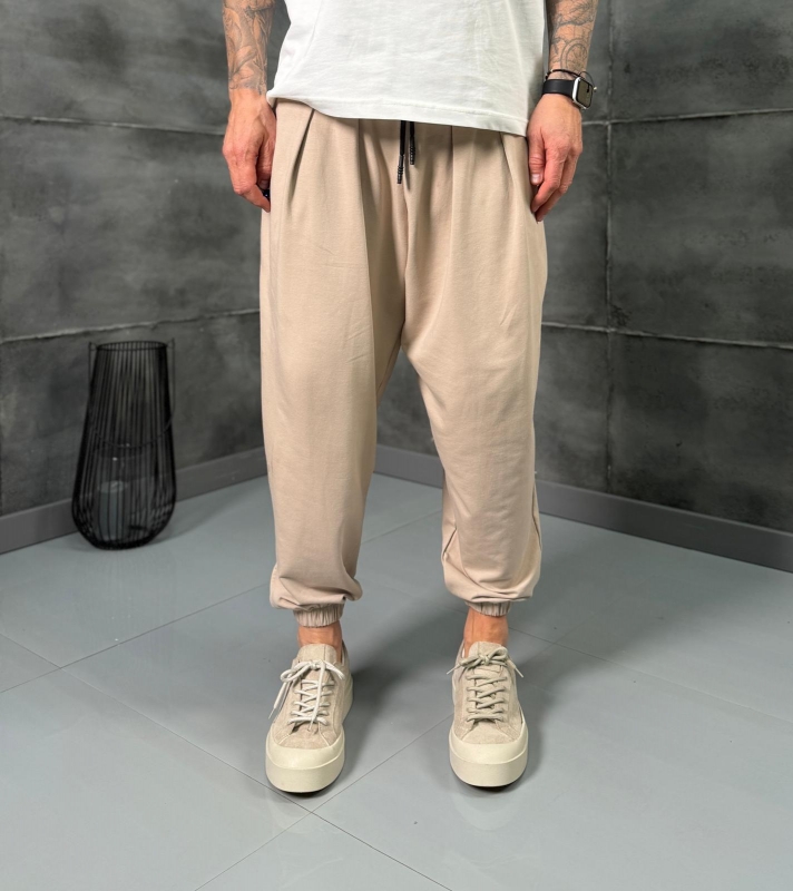 Мъжки панталон DROP FLOW BEIGE