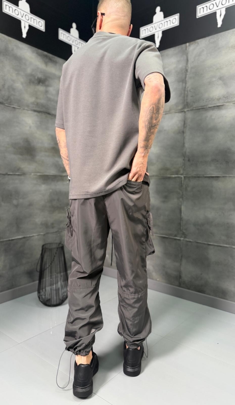 Мъжки сив комплект GRAPHITE TECH