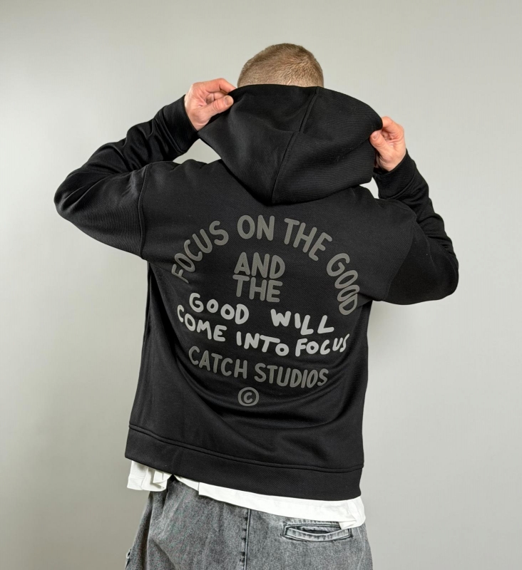 Мъжко горнище с качулка FOCUS ZIP