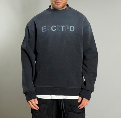 Мъжка блуза EXCITED – GRAPHITE BLACK