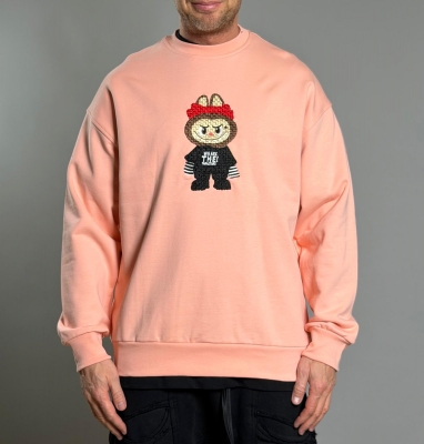 Мъжка блуза LABUBU ICON – PEACH