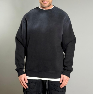 Мъжка блуза WITH LOVE – BLACK