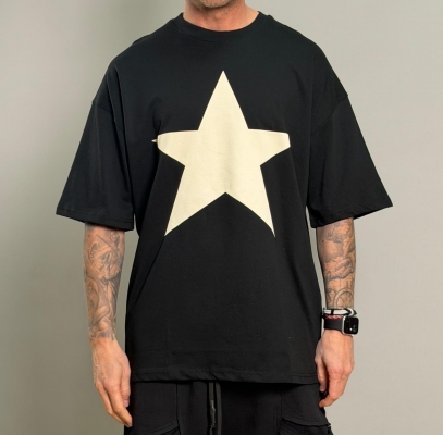 Мъжка оувърсайз тениска VOID STAR