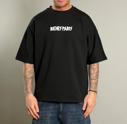 Мъжка тениска BLACK BACK PRINT TEE