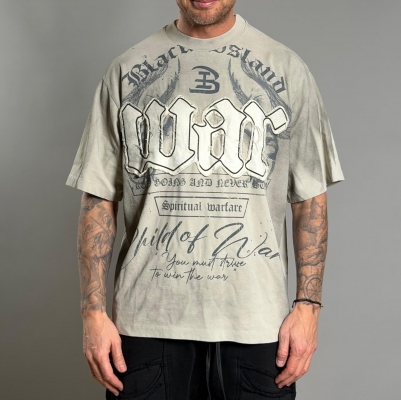 Мъжка тениска CHILD OF WAR – Sand Washed