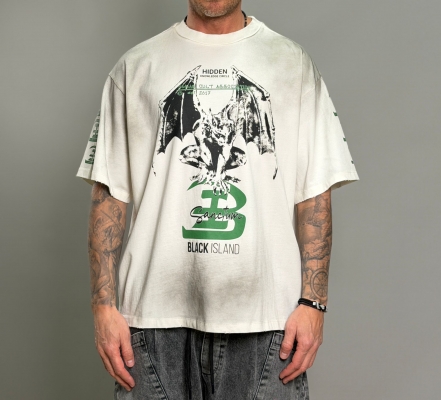 Мъжка овърсайз тениска SANCTUM GRAPHIC TEE