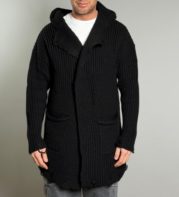 Мъжка жилетка BLACK CARDIGAN