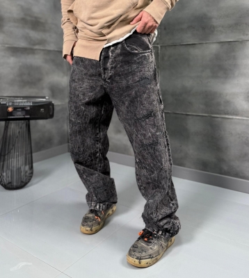 Мъжки дънки BLACK ACID JEANS