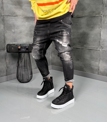 Мъжки дънки Rebel Paint Denim