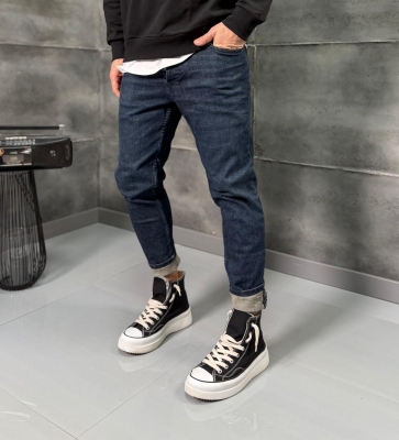 Мъжки дънки TAPERED DARK INDIGO