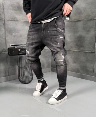 Мъжки дънки Washed Black II