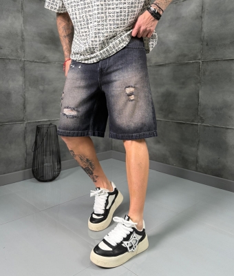Мъжки къси дънки SMOKE RIFT DENIM