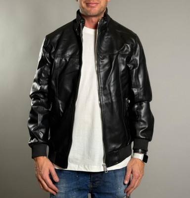 Мъжко яке Classic Black Bomber